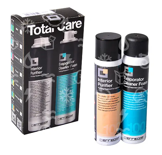 dezinfekce A/C - pěna + aerosol 100 ml + 100 ml vůně broskev